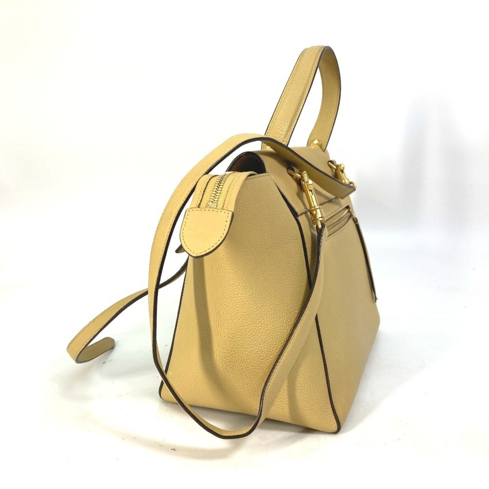 CELINE Yellow Leather Shoulder Bag - Picture 3 of 16